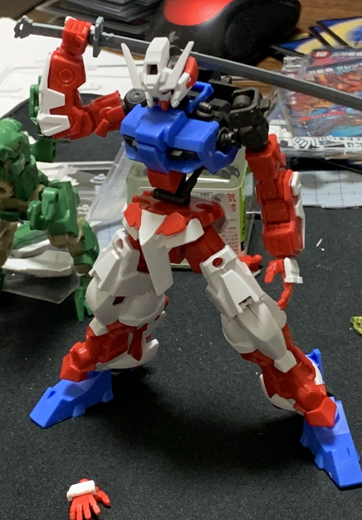 アスタロトとレッドフレームのミキシング時の画像です。これは割と早い段階で作れました。