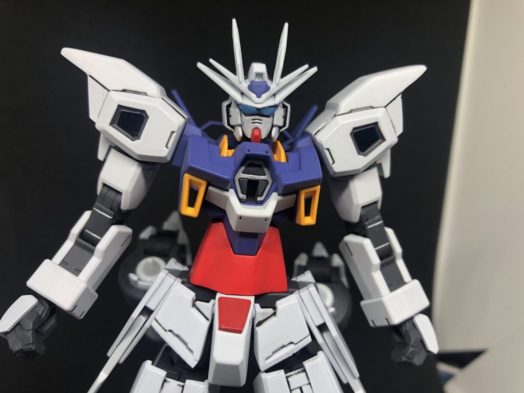 バイザーがある機体が好きなので差し込むことでそれっぽく見えるパーツを制作。