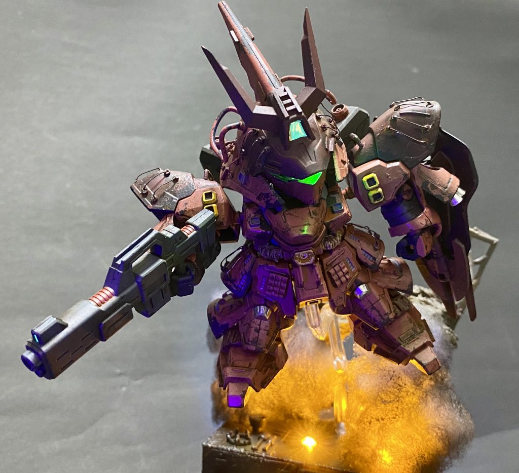 SDサザビー アクシズ戦仕様–3枚目/制作者：H4co Y