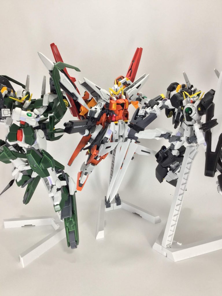 これにて第三世代ガンダム3機のアヴァランチ装備が完成しました‼️