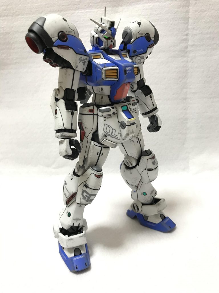 RE1/100  ガンダム試作4号機ガーベラ ウェザリング–4枚目/制作者：@gyuuuutora