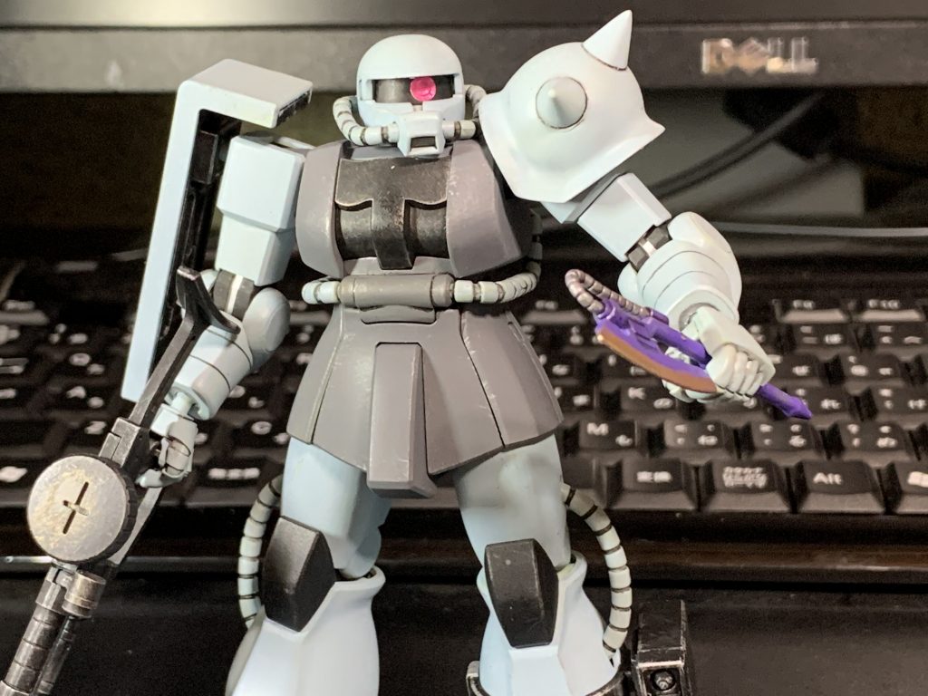 ヒートホークは1mm棒接続なので外して持てる。