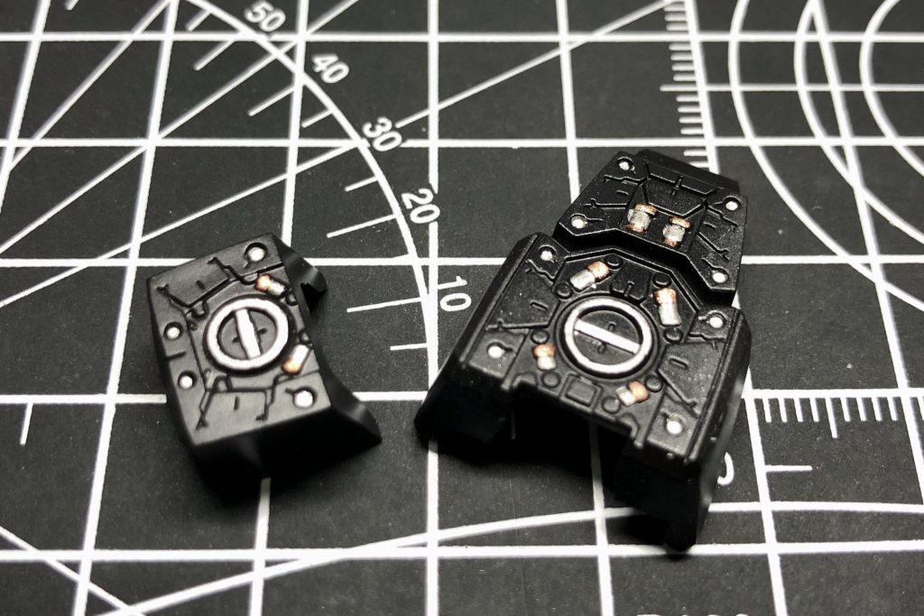 Hand brush some small detail.