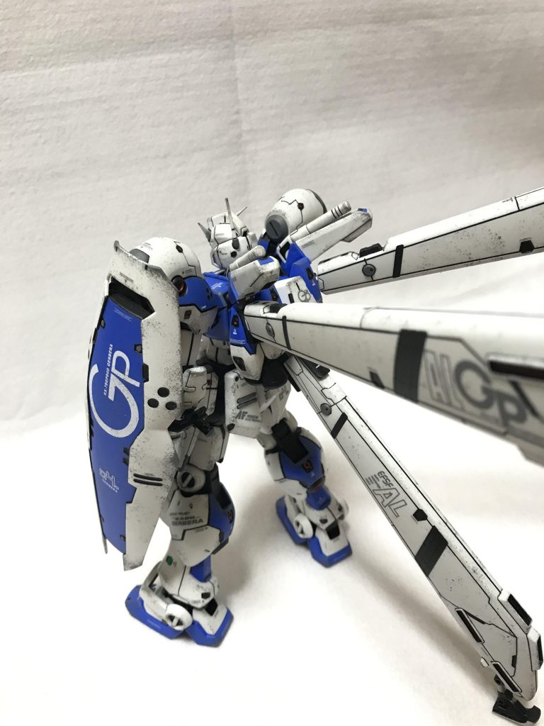 RE1/100  ガンダム試作4号機ガーベラ ウェザリング–4枚目/制作者：@gyuuuutora