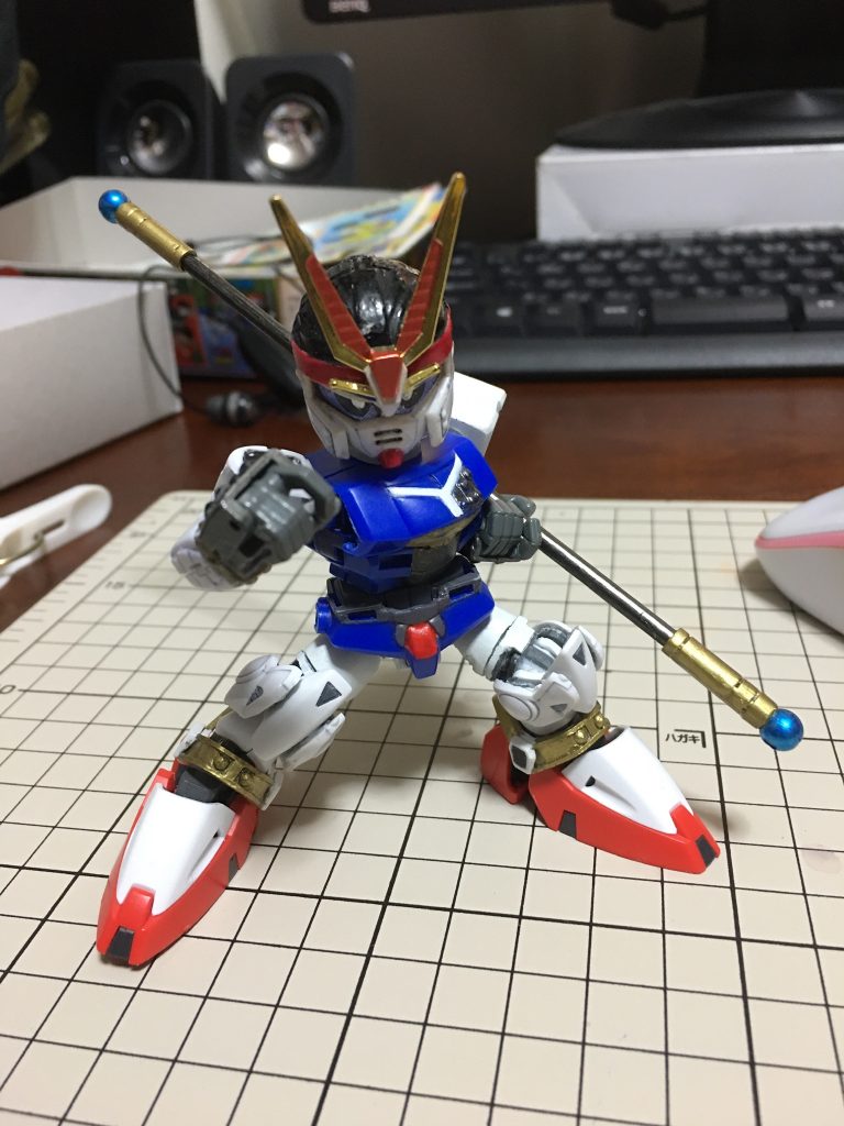 棒とかも似合うかなとランナーとかで自作してみました。