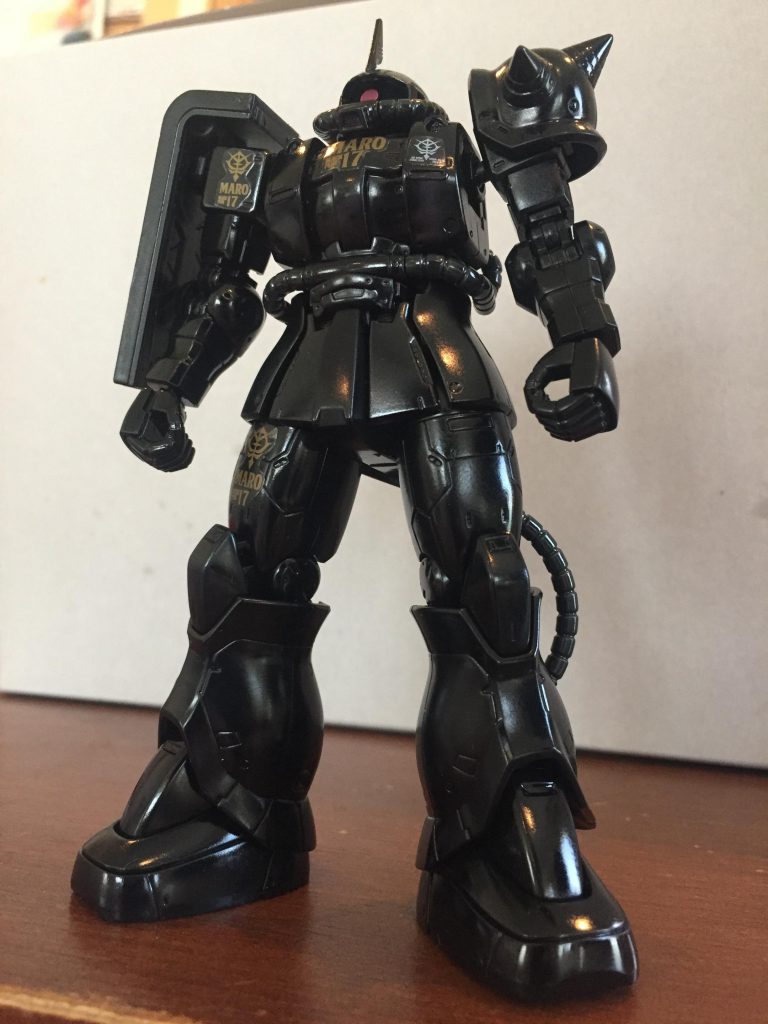 黒髪のシャア専用ザクⅡ–2枚目/制作者：ジョニー服部