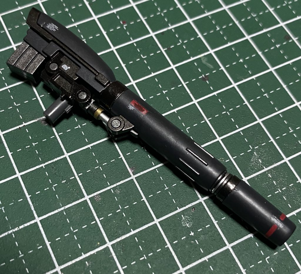 シリンダーが可動する素晴らしいギミックです！
メイン色は推しのMr.カラーさんのジャーマングレー😊