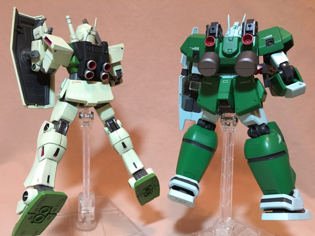 バックショットです。ジム・キャノンIIはもう少し足を開くことが出来ると良かったかなと思います。