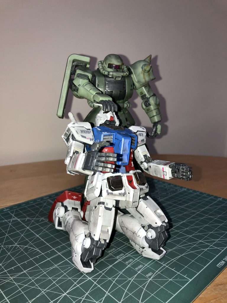 ガンダム vsザク2–3枚目/制作者：しん