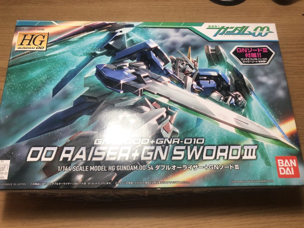 ガンスタ初めてだから、製作中の画像とかなくて、作る前の箱の画像しかない…