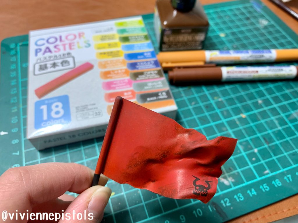 荒野いる感じにしたかったので、ヴェザリングをしました🤗🎶✨