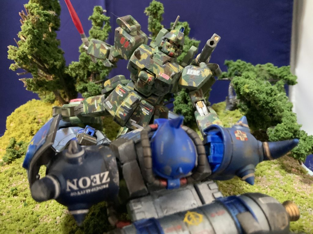 墜落したさだきち大尉機にEz-8が迫る((((；ﾟДﾟ)))))))