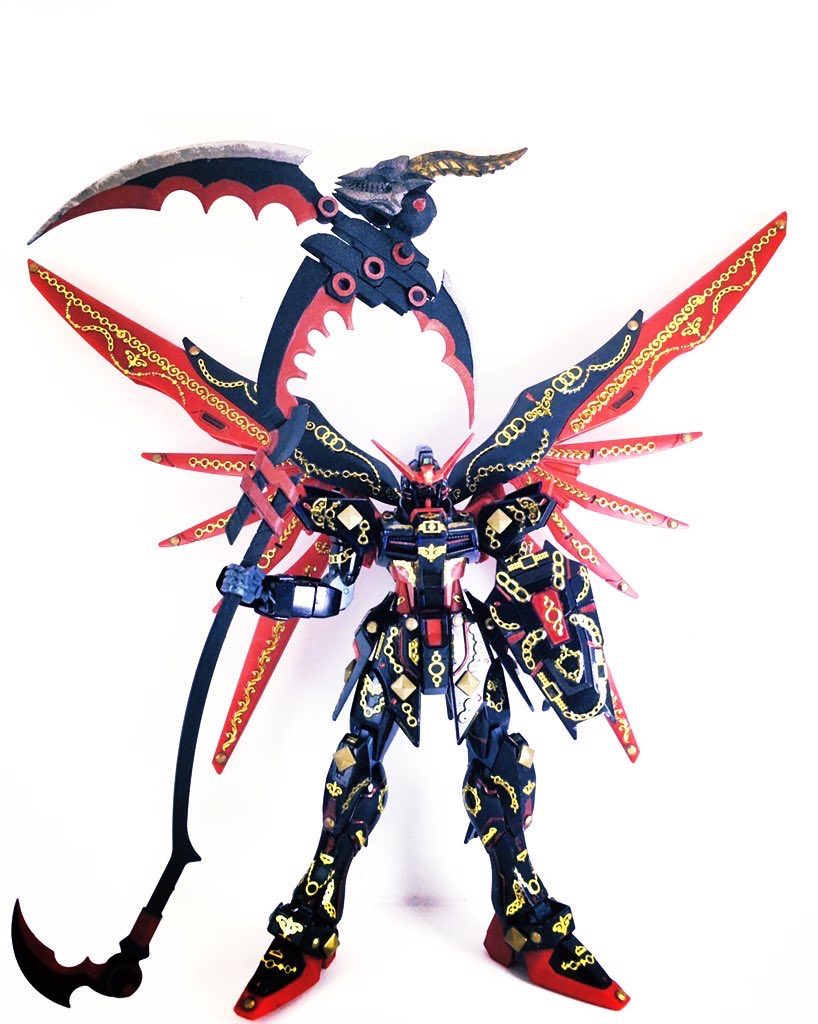 デスティニーガンダム、リペイント&デコり–4枚目/制作者:会長