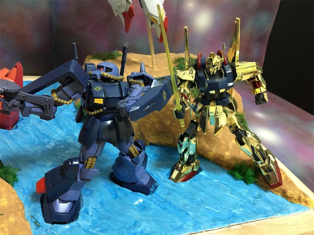 HG ジオラマ（地球編）–3枚目/制作者：すてでぃ
