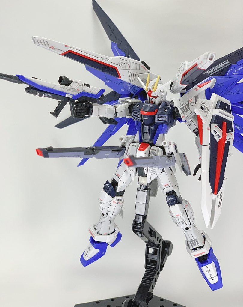 RGフリーダムガンダム【墨入れ、部分塗装】–3枚目/制作者：@praZo001