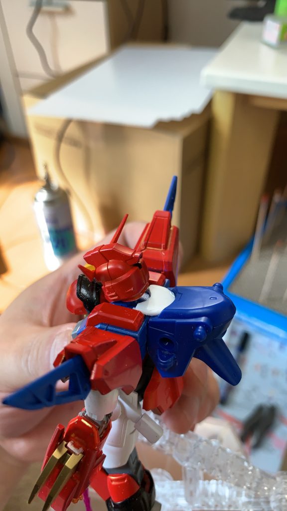 こんな感じでカポッとはめています。
あとはそのままデスティニーのバックパックなので特にいじってません。