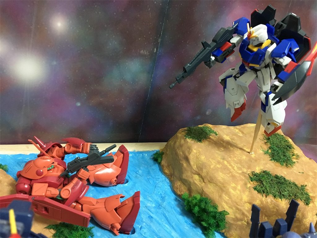 HG ジオラマ（地球編）–4枚目/制作者：すてでぃ
