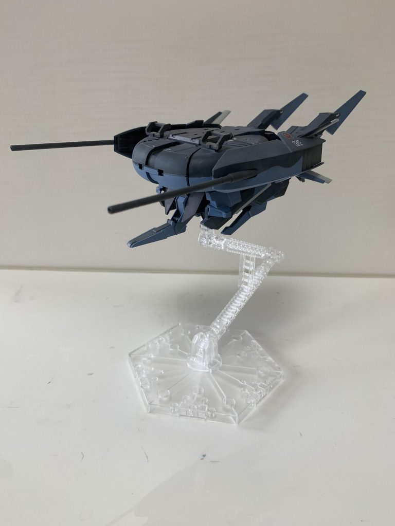 カラーリングは航空自衛隊機を参考に、アンクシャがサブフライト形態になった際に、
上部がディープオーシャンブルー、下部がシャロウオーシャンブルーになるようにしました。