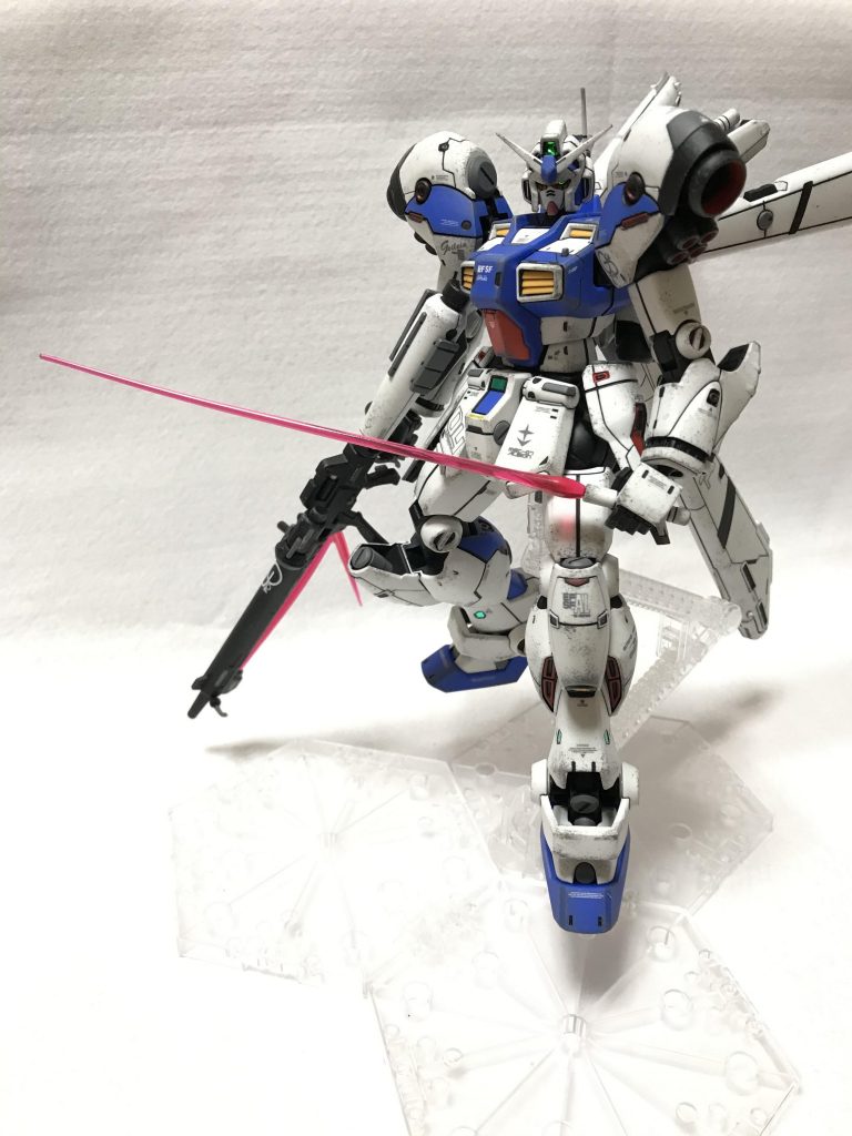RE1/100  ガンダム試作4号機ガーベラ ウェザリング–6枚目/制作者：@gyuuuutora