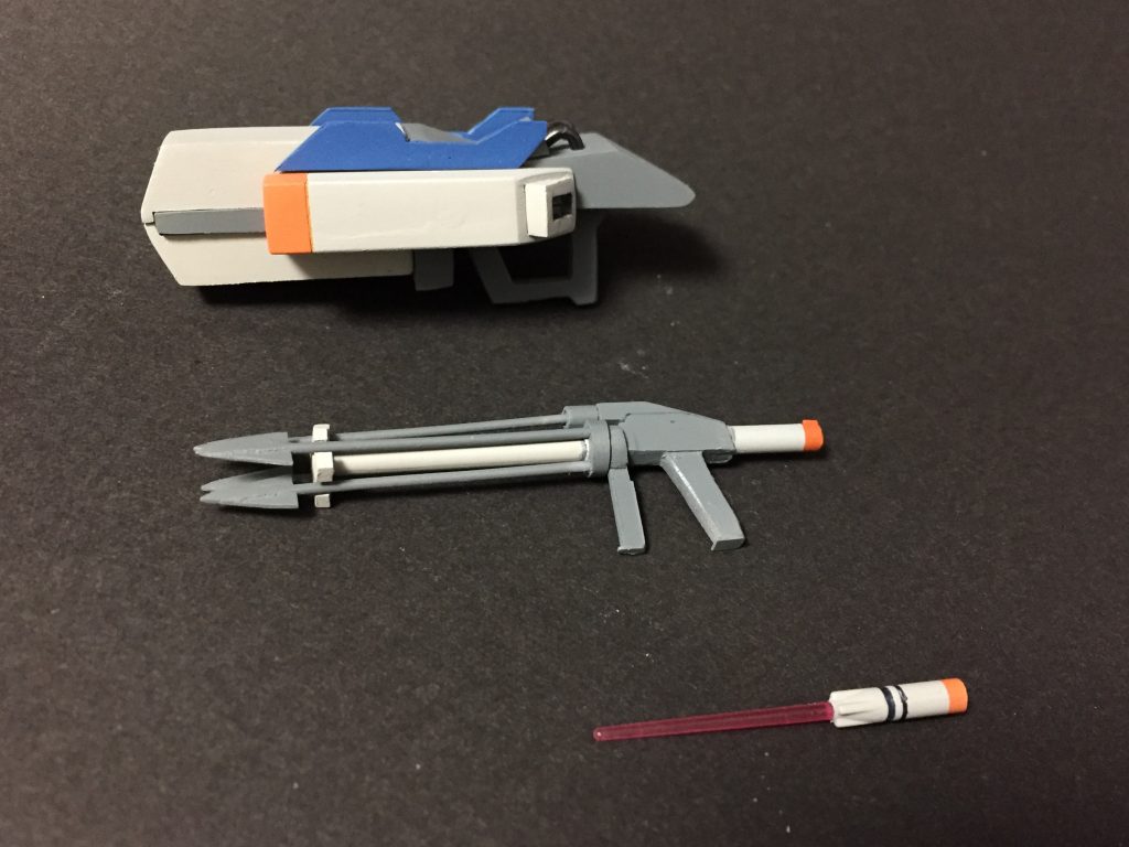 基本武器セット
ハープーンはジムⅡにでも持たせようかしら…