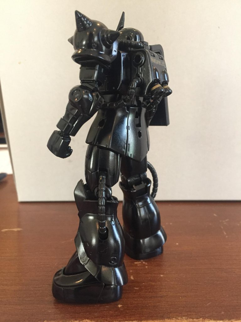 黒髪のシャア専用ザクⅡ–4枚目/制作者：ジョニー服部