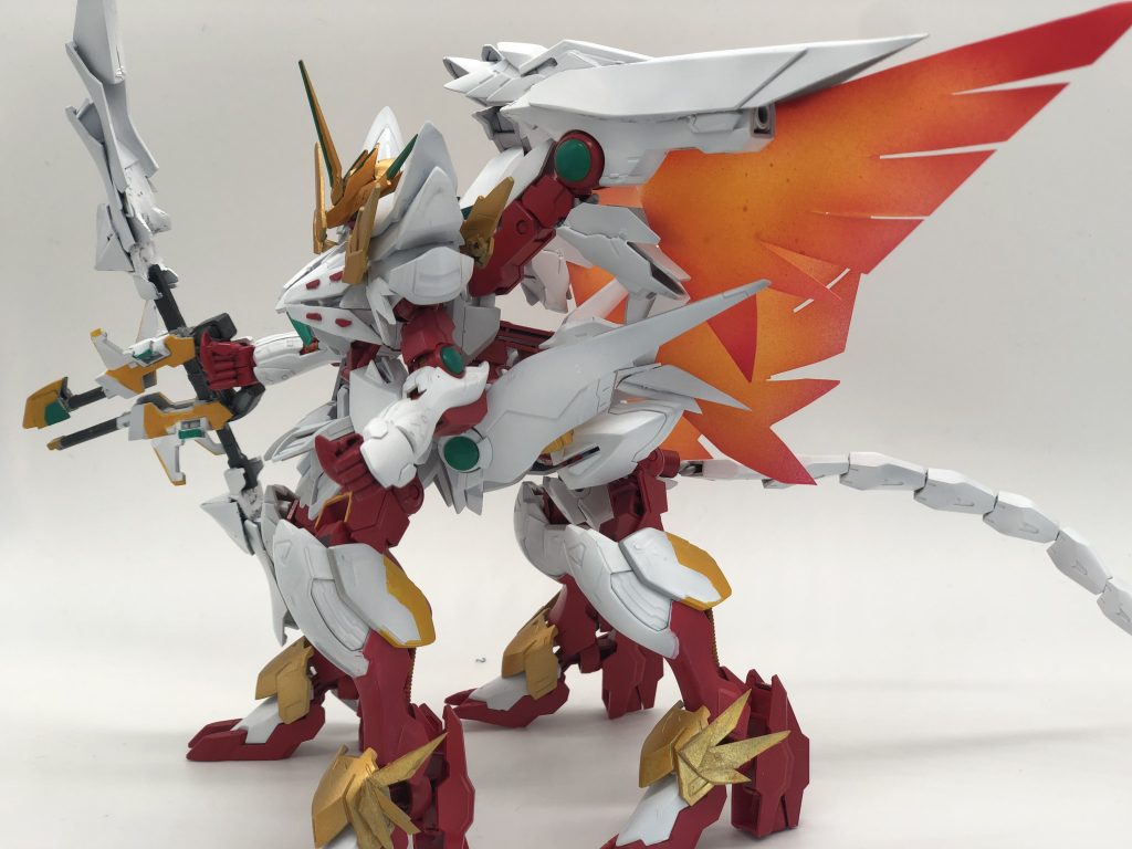 横面
羽エフェクトは100均のプラ板をカットして塗装( ´ ꒳ ` )ﾉ