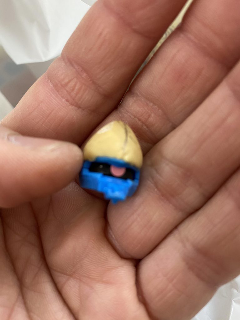 お父さんに頭の部分だけ、エポパテで作ってもらいました。