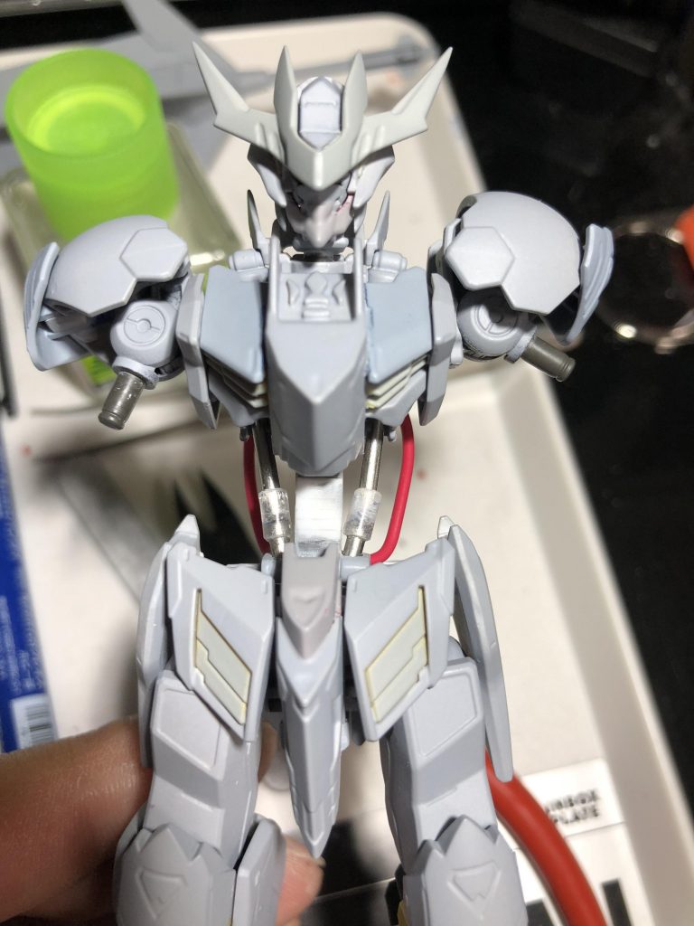 胴体延長してシリンダーと配線追加