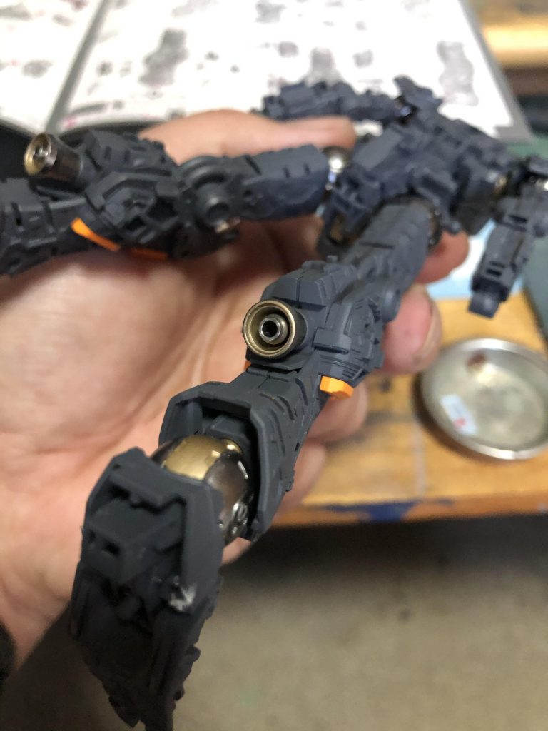 ノズルは全て、メタルパーツで情報量を増やしております！