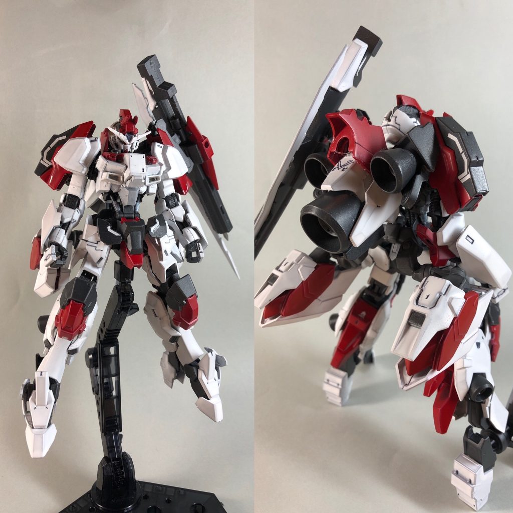 ガンダムゼパル(高機動ブースター装着ver)
機動力が特徴のゼパルにブースターを取り付け、さらにスピードが上がった姿。あまりにも機動力が高いため、操縦者の体と脳が耐えられるのは5分のみ。