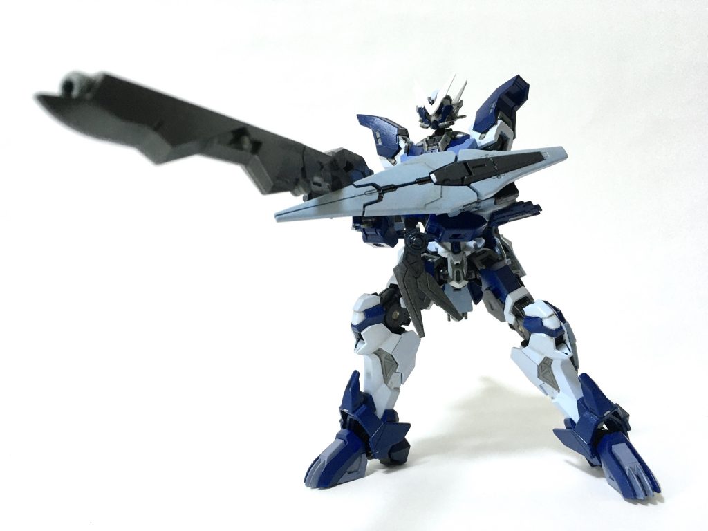 ベイオネット・ライフルを展開、ロングバレルとしてポイントを狙撃。