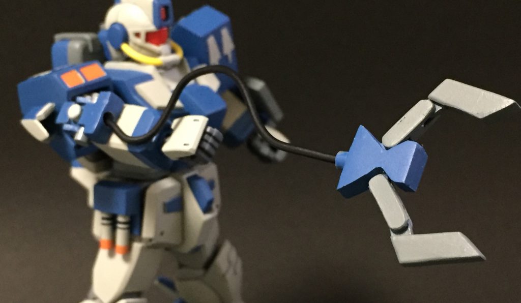 本体ギミックにはハンド・アンカー!左右どちらも動いて分離しなきゃアームじゃあないですよね…🦀ガンバリマシタ