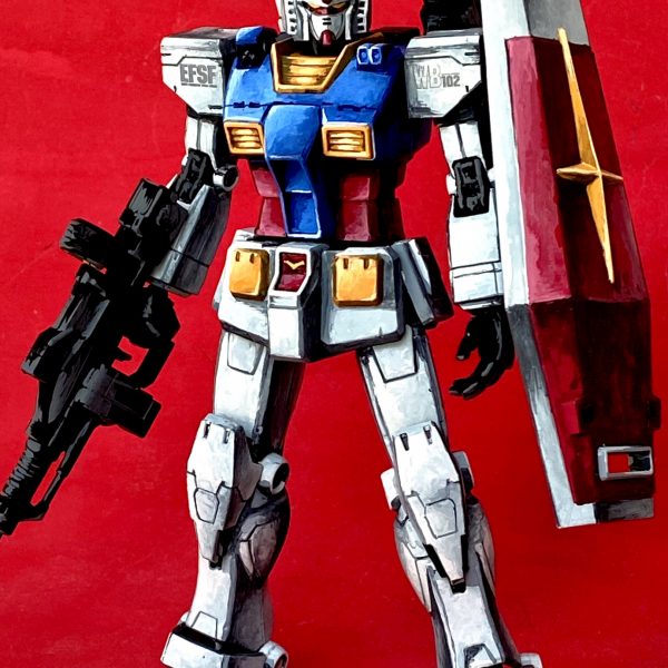 HG RX-78-2 ORIGIN イラスト風ver.2