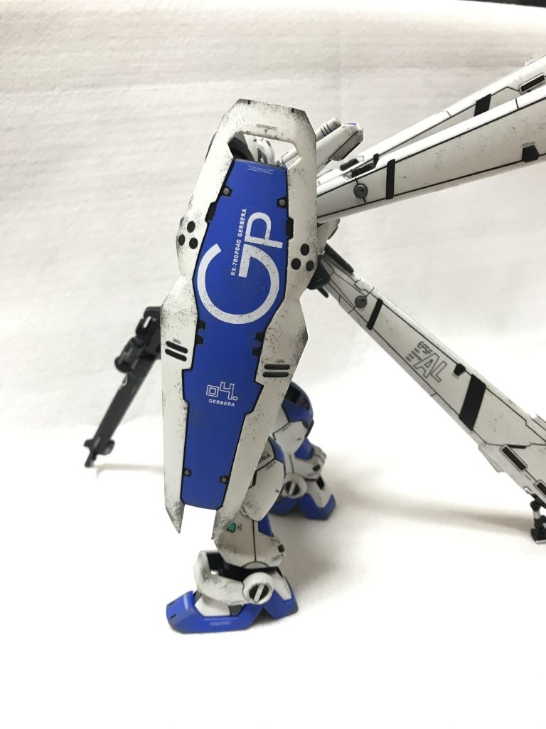 RE1/100  ガンダム試作4号機ガーベラ ウェザリング–3枚目/制作者：@gyuuuutora