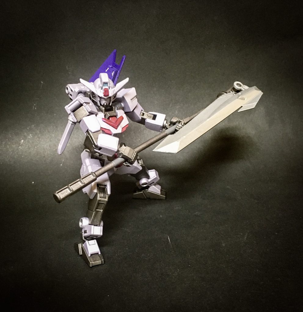 フェアエンデルング
杖の先端に可変式の刃が付いた武装。
杖先端がハードポイントになっており刃の交換や専用武装と換装可能。