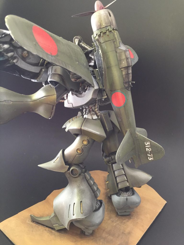 映画「永遠の0ゼロ」三菱A6M5零式艦上戦闘機52型を加工しました。