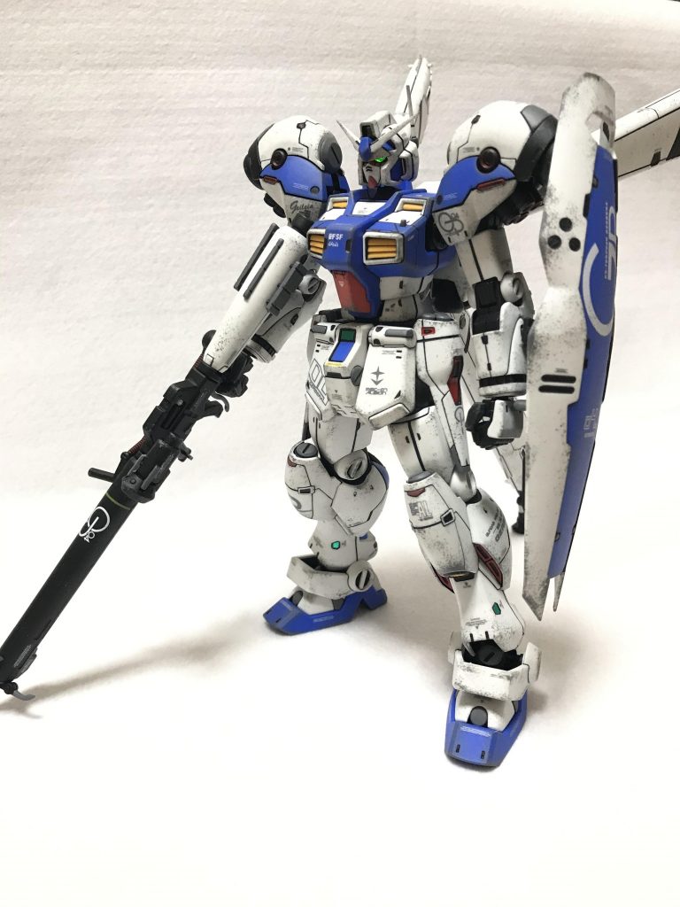 RE1/100  ガンダム試作4号機ガーベラ ウェザリング–2枚目/制作者：@gyuuuutora