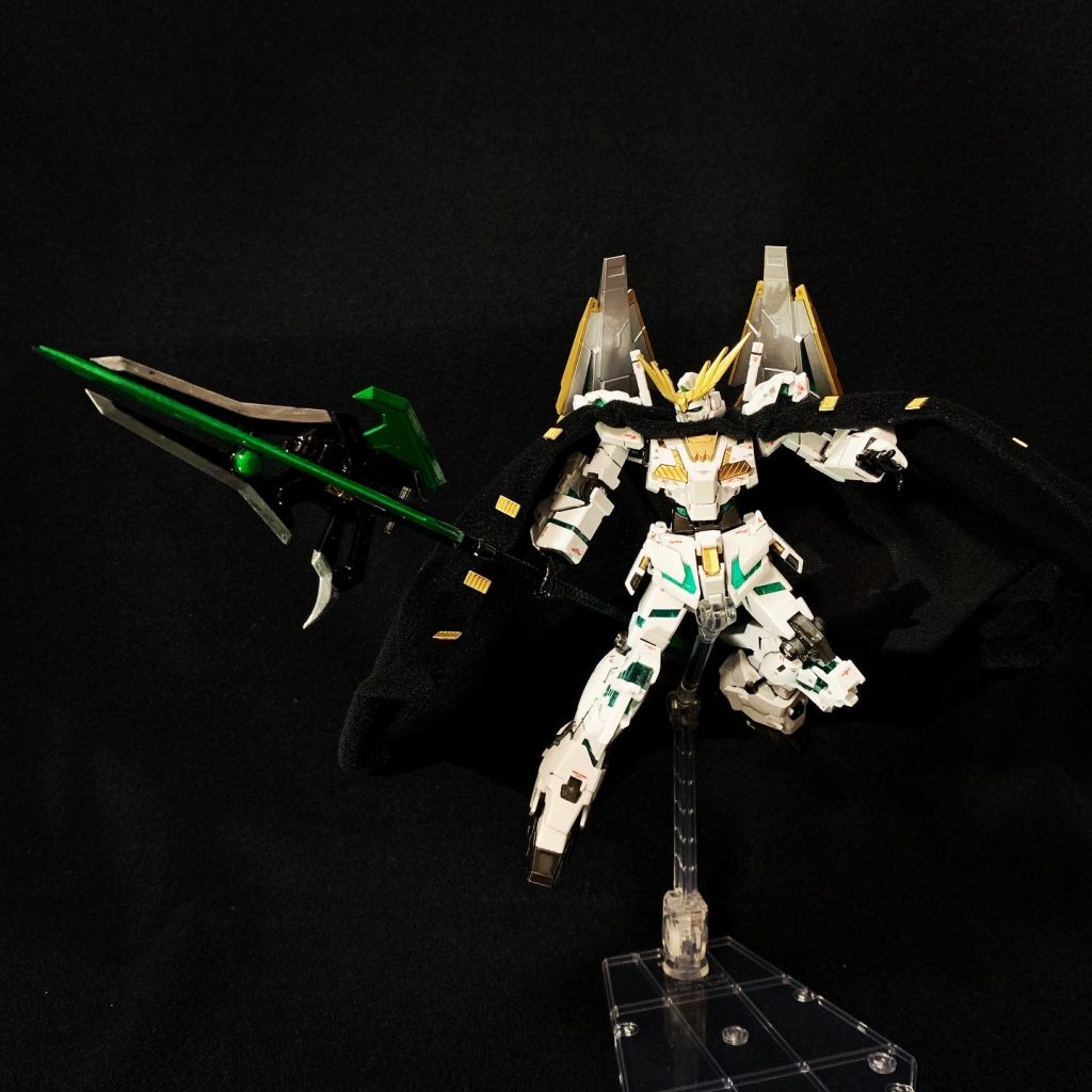 武器は様々なスタイルを扱っているというイメージでの作りにしました
個人的にはこの写真お気に入り