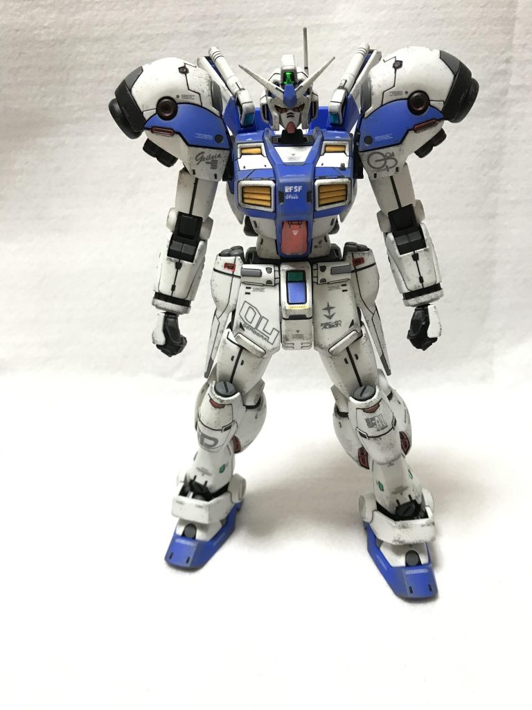 RE1/100  ガンダム試作4号機ガーベラ ウェザリング–8枚目/制作者：@gyuuuutora