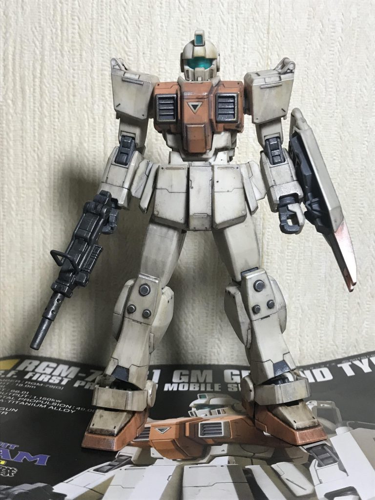 HGUC陸戦型ジム–3枚目/制作者：GACHI
