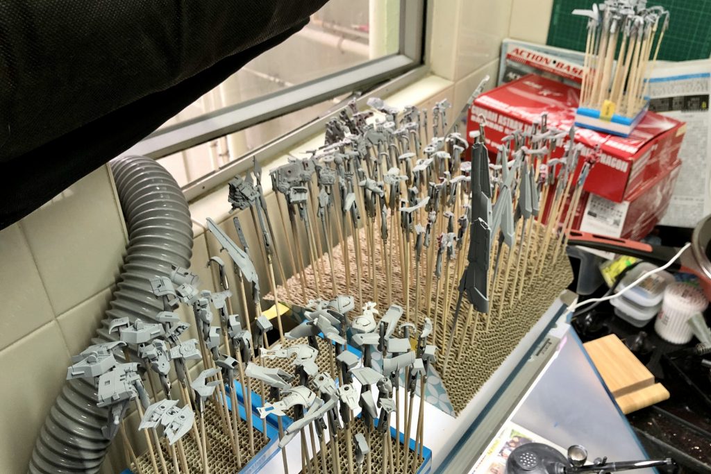 So many parts and painting works! 😱😱😱