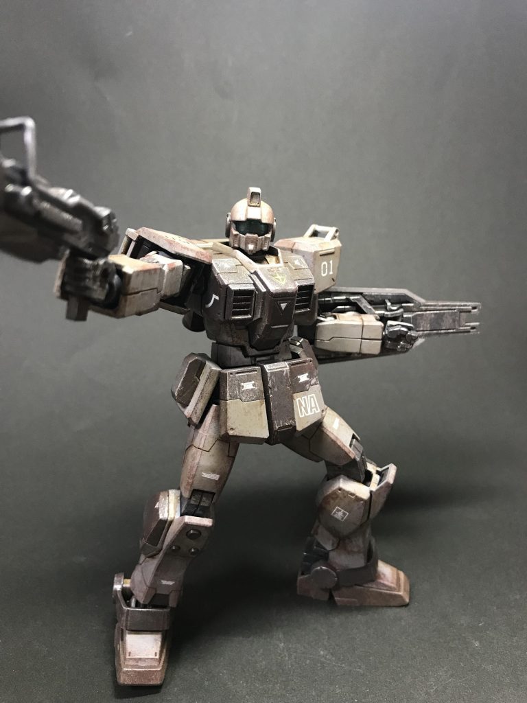 陸戦型ジム–2枚目/制作者：@gokurakusyugisy