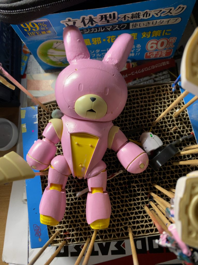 合わせ。まだ虚な目と眉毛は無いです