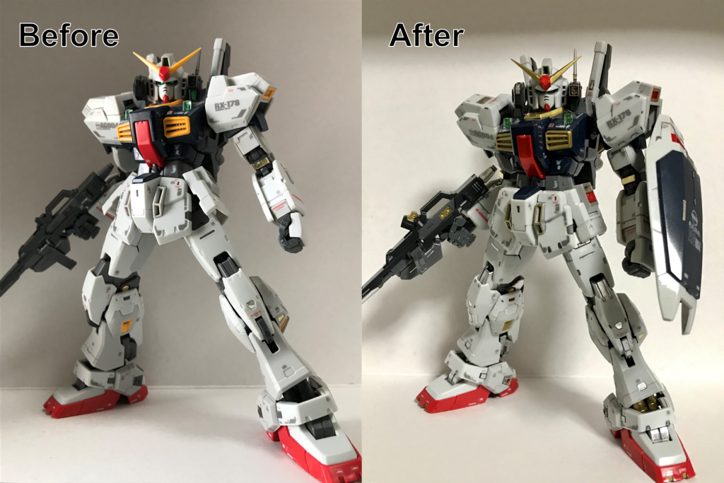 改修前後の比較です。写真がうまく撮れませんが(汗)、けっこうカッコよくなりました!