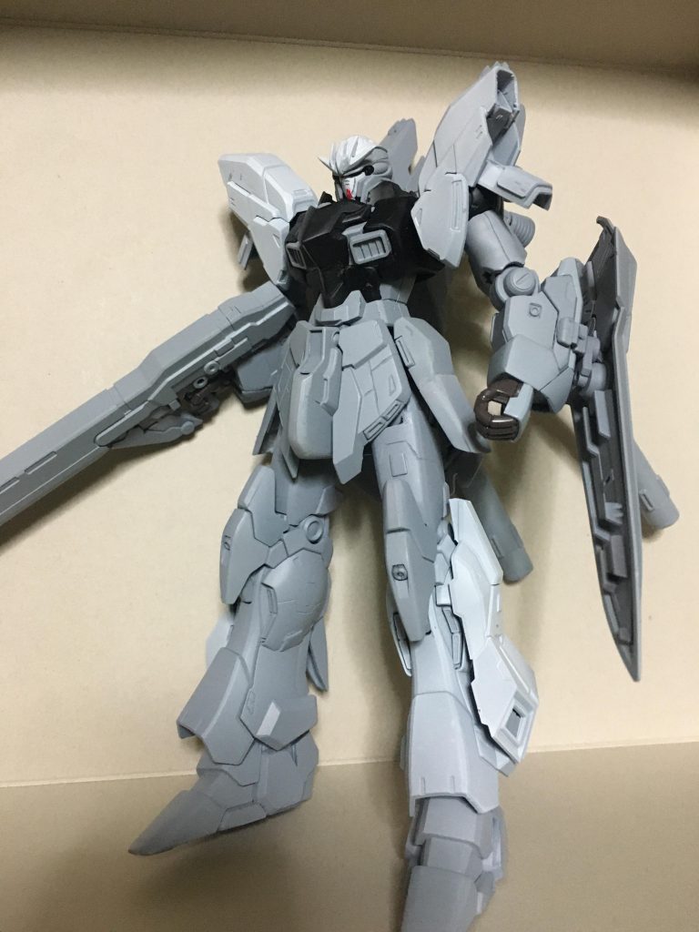 スジボリなどで各所ディテールアップを