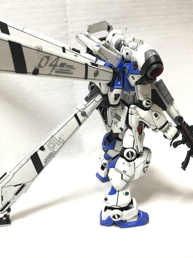 RE1/100  ガンダム試作4号機ガーベラ ウェザリング–6枚目/制作者：@gyuuuutora