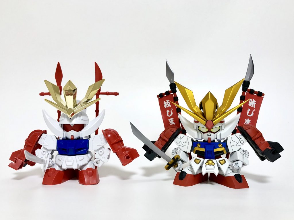 等身は元のキットより低くなりましたが
漫画のようなボリュームが出せたと思います。