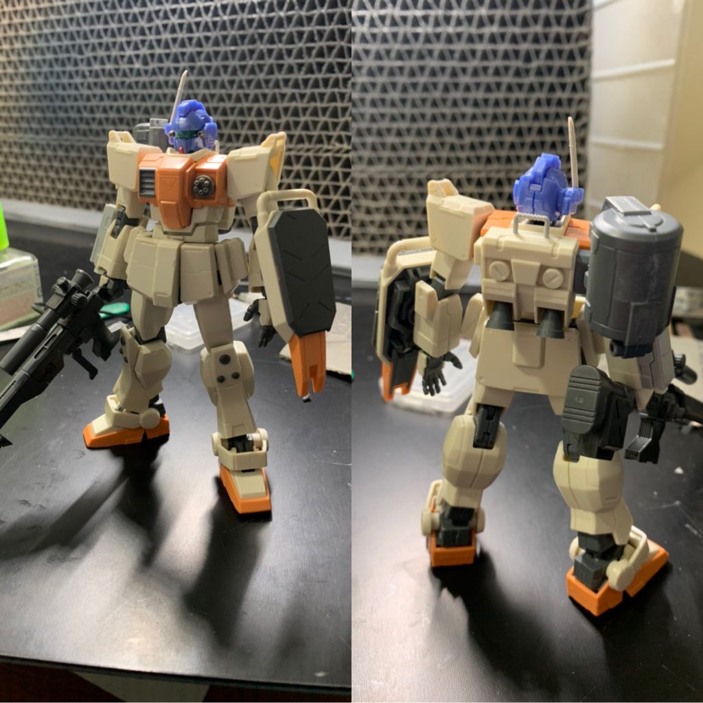 最初はとりあえずパーツを貼り