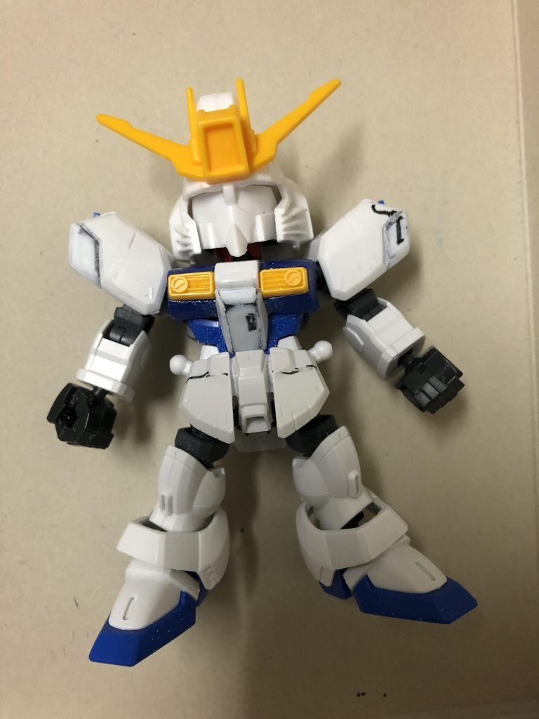 素体はCSフリーダムを使用
旧BBのSガンダムの頭部にフリーダムの首を移植