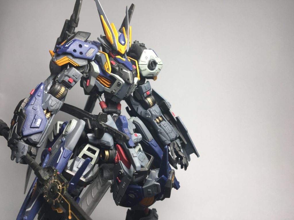 最後までご覧頂きありがとうございます!!やっと重い腰を上げ、撮影しました(^^;バルバトス・ルヴァンシュがやっと色んな人に見て頂けるきっかけを作ってくれたGUNSTAさんに感謝ですよろしければ、いいねやコメントお待ちしてます!!あと1つ、鉄血コンに参加出来る未投稿の作品があるので、お楽しみに~